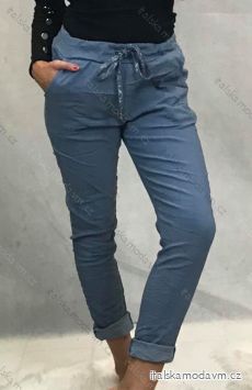 Kalhoty strečové dlouhé dámské (M/L ONE SIZE) ITALSKá MODA IM4240137