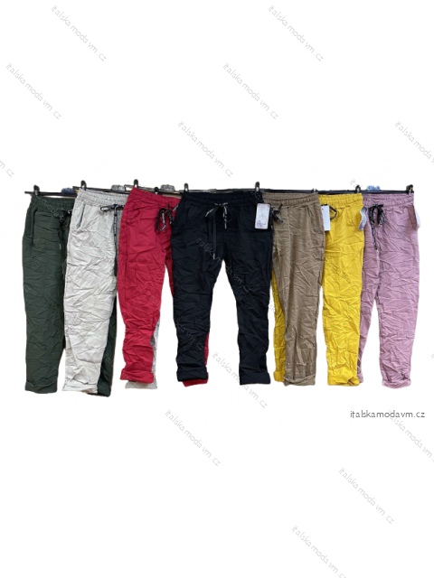 Nohavice strečové dlhé dámske (M/L ONE SIZE) TALIANSKA MODA IM422203