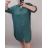 Košile oversize prodloužená 3/4 dlouhý rukáv dámská nadrozměr (2XL/3XL ONE SIZE) ITALSKá MóDA IM422323