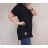 Tunika oversize krátký rukáv dámská nadrozměr (2XL/3XL ONE SIZE) ITALSKÁ MÓDA IMD22026