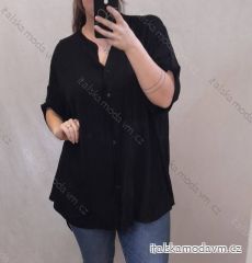 Košile dlouhý rukáv dámská nadrozměr (4XL/5XL ONE SIZE) ITALSKá MóDA IM722014