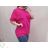 Tunika oversize krátky rukáv dámska nadrozmer (2XL/3XL ONE SIZE) TALIANSKA MÓDA IM722015/DR 2XL/3XL tm.ružová