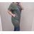 Šaty oversize krátký rukáv dámské nadrozměr (2XL/3XL ONE SIZE) ITALSKá MóDA IM722010 <p>khaki</p> 2XL/3XL
