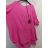 Šaty s přívěškem krátký rukáv dámské (2XL/4XL ONE SIZE) ITALSKÁ MÓDA IMJ22001
