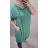 Šaty košeľové s kapucňou krátky rukáv dámske (XL/2XL ONE SIZE) TALIANSKA MÓDA IMJ22002