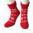 Ponožky Vánoční veselé sobi teplé termo dámské (36-40) POLSKÁ MODA DPP20023B