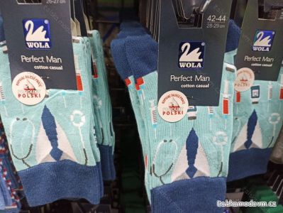 Ponožky wola veselé  pánské (42-44) POLSKÁ MÓDA DPP21307