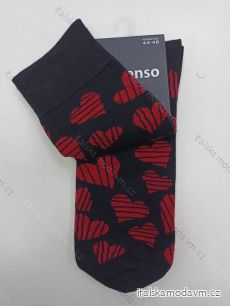 Ponožky veselé valentýn pánské (44-46) POLSKÁ MÓDA DPP22023