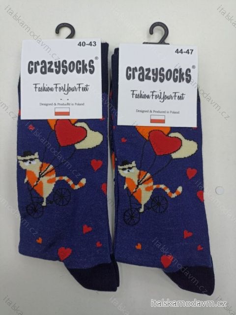 Ponožky veselé valentýn pánské (40-47) POLSKÁ MÓDA DPP22029