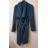 Kabát flaušový dámský (M/L ONE SIZE) ITALSKÁ MÓDA IMM211604