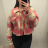 Kabát krátky dlouhý rukáv dámský (S/L ONE SIZE) ITALSKÁ MÓDA IMM21754/DR S/L one size hnědá
