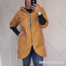 Kabát/Bunda podzimní šusťákový dlouhý rukáv dámský (M/XL ONE SIZE) ITALSKá MODA IMC2182131/DR