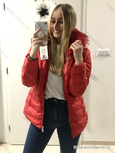Bunda zimná s kapucňou dámska (S-2XL) GLO-STORY GLO21WMA-2583R