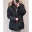 Kabát parka zimní dámská nadrozměr (3XL-7XL) POLSKÁ  MÓDA MTN21MHM-W557BIG tmavo červená 4XL