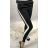 Kalhoty společenské dlouhé dámské polyesterové (uni s/m) ITALSKá MóDA IMT19329-1 béžová