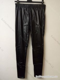 Legíny kalhoty koženkové dlouhé dámské (m-2xl) ELEVEK PP921