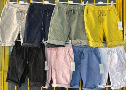 Kraťasy strečové kalhoty krátké dámské (s/m/l one size) ITALSKÁ MÓDA IMD21576