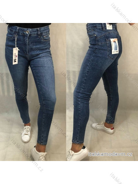 Rifle jeans dlouhé dámské (32-33) M.SARA MS1822-5/dr