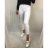 Rifle jeans dámské (XS-XL) MISSRJ CG577/DR 40 bílá