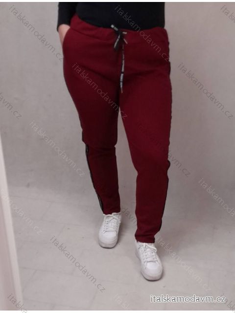 Nohavice dlhé dámske nadrozměr (3XL / 4XL ONE SIZE) TALIANSKÁ MÓDA IMWQ21185