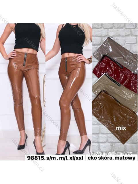 Kalhoty legíny dlouhé latexové dámské (S-2XL) TURECKÁ MÓDA TMWL2198815