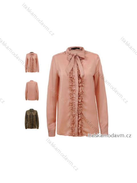 Košile dlouhý rukáv dámská (s-xl) GLO-STORY WCS-4714 XL (EU 42 / Kalhoty 31) růžová