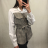 Košile dlouhý rukáv dámská (S/M ONE SIZE) ITALSKÁ MÓDA IMM21282/DR S/M one size hnědá