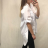 Košele predĺžená 3/4 dlhý rukáv dámske (S/XL oversize) TALIANSKÁ MÓDA IMT21078