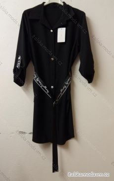 Šaty elegantní košilové dlouhý rukáv dámské (S/M ONE SIZE) ITALSKÁ MÓDA IMWD21809