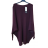 Sveter oversize dlhý rukáv dámsky (2XL / 4XL ONE SIZE) TALIANSKÁ MÓDA IM721401 kráľovská modrá 2XL / 4XL