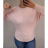 Svetr tenký netopýří dlouhý rukáv dámský (M/L ONE SIZE) ITALSKÁ MÓDA IMW21247/DR Černá M/L