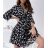 Šaty elegantní dlouhý rukáv dámské (S/M ONE SIZE) ITALSKÁ MÓDA IMWD211362/DR