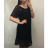 Šaty krajkové carmen krátký rukáv dámské (M/XL ONE SIZE) ITALSKÁ MÓDA IMD22162