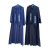 Šaty dlouhé mikinové dlouhý rukáv s kapucí dámské (M/L ONE SIZE) ITALSKÁ MÓDA IMD22177