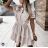 Šaty letní krátký rukáv dámské (S/M ONE SIZE) ITALSKÁ MÓDA IMWD213225 S/M bílá