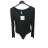 Body dlouhý rukáv dámské (S/M ONE SIZE) ITALSKÁ MÓDA IMWD22576/DR bílá