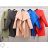 Kabát střední flaušový dlouhý rukáv dámský (S/M ONE SIZE) ITALSKÁ MÓDA IMWY21492 červená S/M
