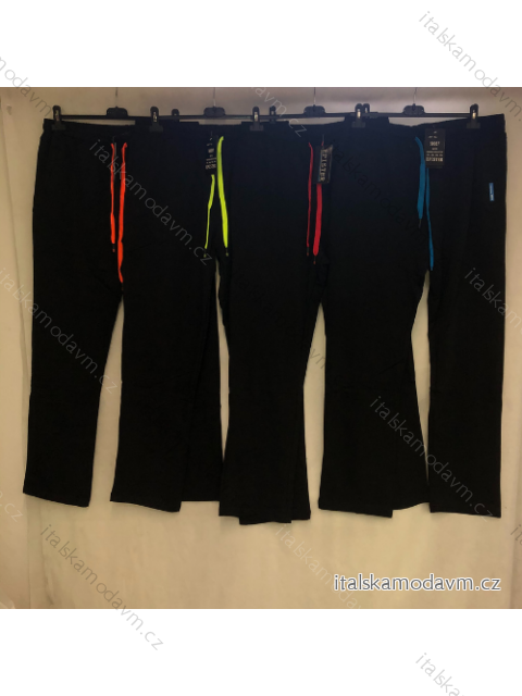 Tepláky slabé dámske nadrozmerné (3xl-6xl) EPISTER 58236/DR 3XL černorůžová