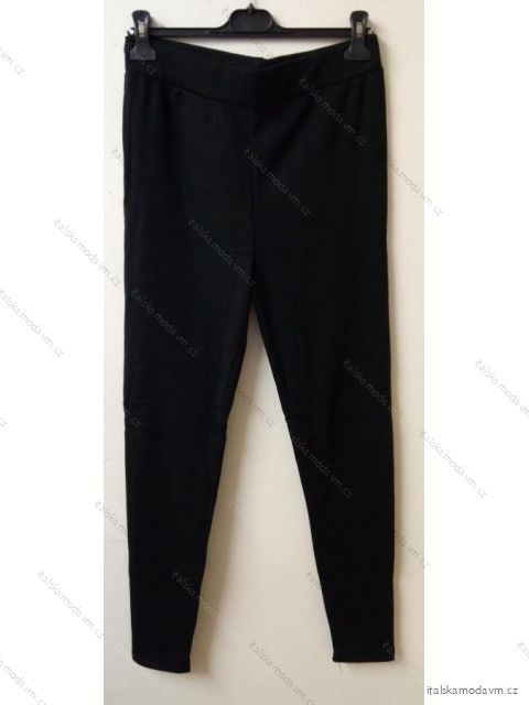 Legíny dlhé teplé dámske (2XL-5XL) HaH turecká moda TM821361 čierna 3XL