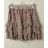 Sukně krátká dámská (S/M ONE SIZE) ITALSKÁ MÓDA IMWD211086 Černá S/M