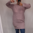 Šaty klasik teplé dlouhý rukáv dámské (2XL ONE SIZE) ITALSKÁ MÓDA IM321534/DR ČERVENÁ