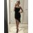 Šaty elegantné na ramienka dámske (S/M ONE SIZE) TALIANSKA MÓDA IMWG218644 červená