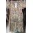 Šaty carmen žabičkované dámské (S/M ONE SIZE) ITALSKÁ MÓDA IMM21803/DR S/M Žlutá