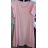 Šaty krátké letní bez rukávů dámské (S/M ONE SIZE) ITALSKÁ MÓDA IMM21711/DR S/M béžová