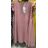 Šaty krátké letní bez rukávů dámské (S/M ONE SIZE) ITALSKÁ MÓDA IMM21711/DR S/M béžová