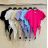 Body krátky rukáv dámske (S / M ONE SIZE) TALIANSKÁ MÓDA IMM21408 biela S / M one size