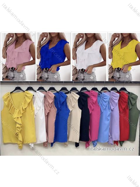 Tílko elegantní dámské (S/M ONE SIZE) ITALSKÁ MÓDA IMWD211626