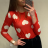 Body dlouhý rukáv dámské (S/M ONE SIZE) ITALSKÁ MÓDA IMWD21328/DR S/M one size bílá