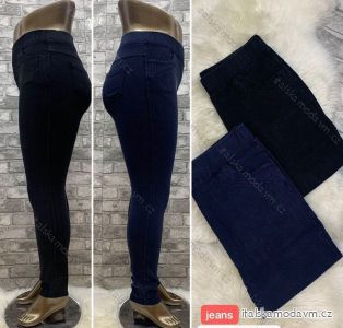 Kalhoty jeans džegíny dlouhé dámské nadrozměr (4XL-7XL) TURECKÁ MÓDA TMWL2133007/DR