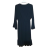 Šaty dlouhý rukáv dámské nadrozměr (XL/2XL ONE SIZE) ITALSKÁ MÓDA IMWQ21243 vínová xl/2xl one size